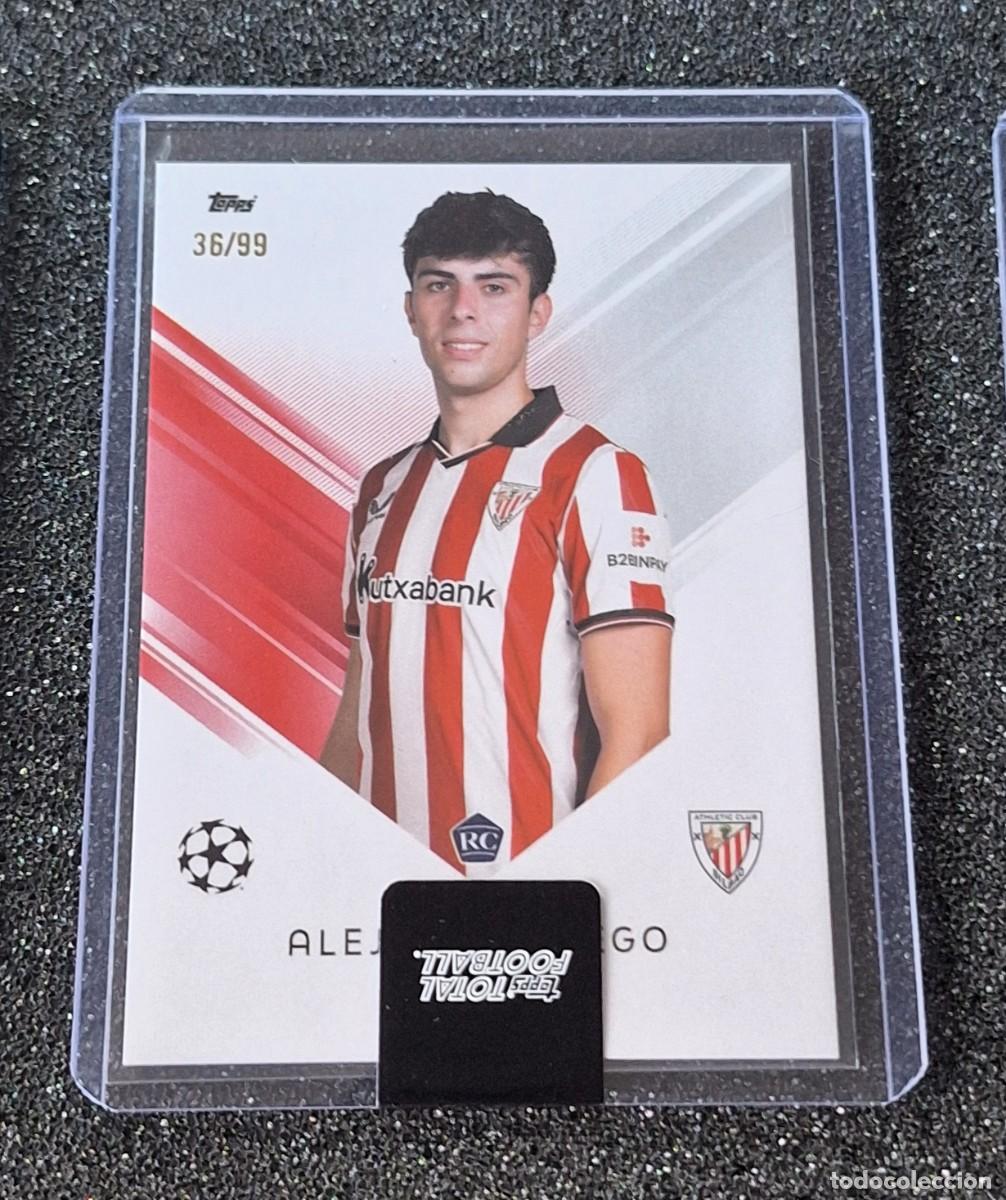 Cromos de f&uacute;tbol: Alejandro Rego Athletic de Bilbao Topps Total Football 36/99 Rookie RC