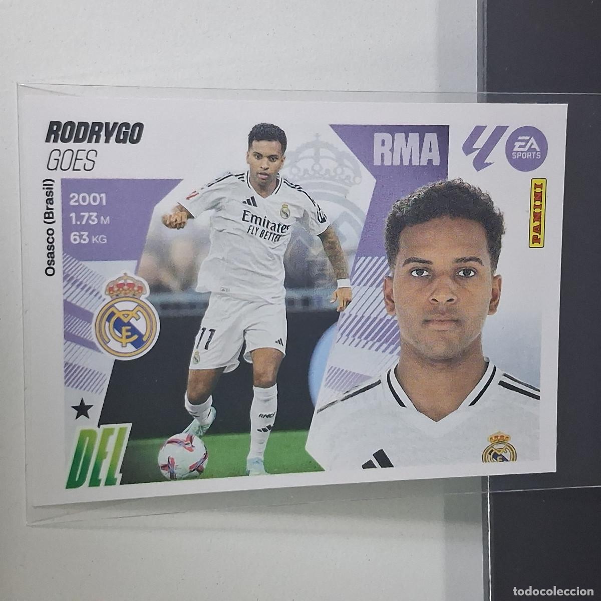 Cromos de f&uacute;tbol: D3 18 RODRYGO REAL MADRID REAL MADRID LIGA ESTE 2025 2026 25 26 PANINI STICKERS CROMOS SPORTS