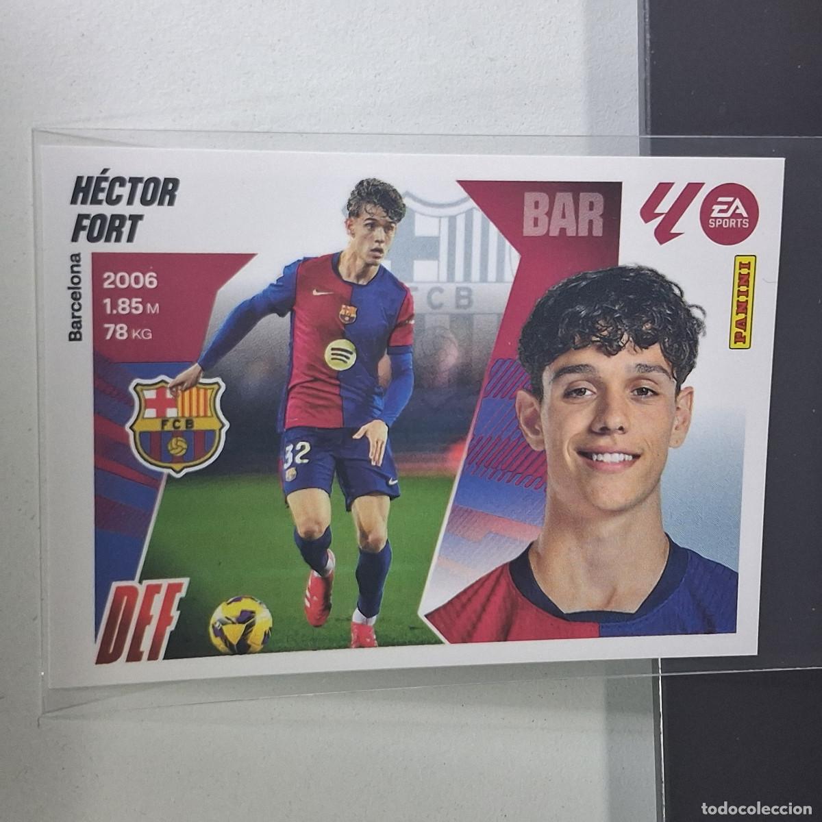 Cromos de f&uacute;tbol: D3 9 B 9B HECTOR FORT BARCELONA BAR&Ccedil;A LIGA ESTE 2025 2026 25 26 PANINI STICKERS CROMOS SPORTS
