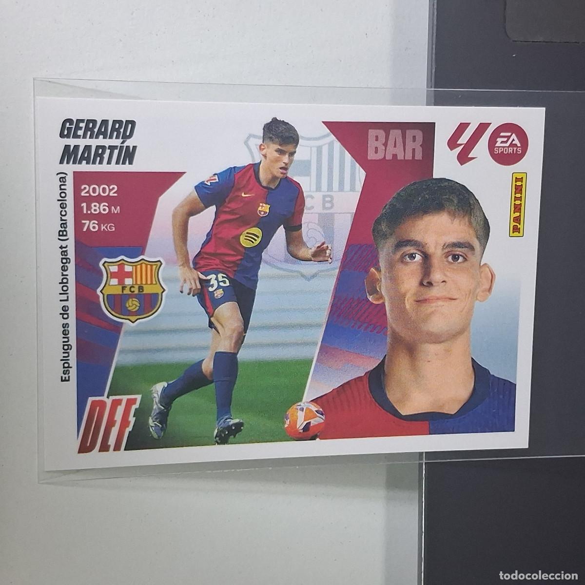 Cromos de f&uacute;tbol: D3 10 B 10B GERARD MARTIN BARCELONA BAR&Ccedil;A LIGA ESTE 2025 2026 25 26 PANINI STICKERS CROMOS SPORTS