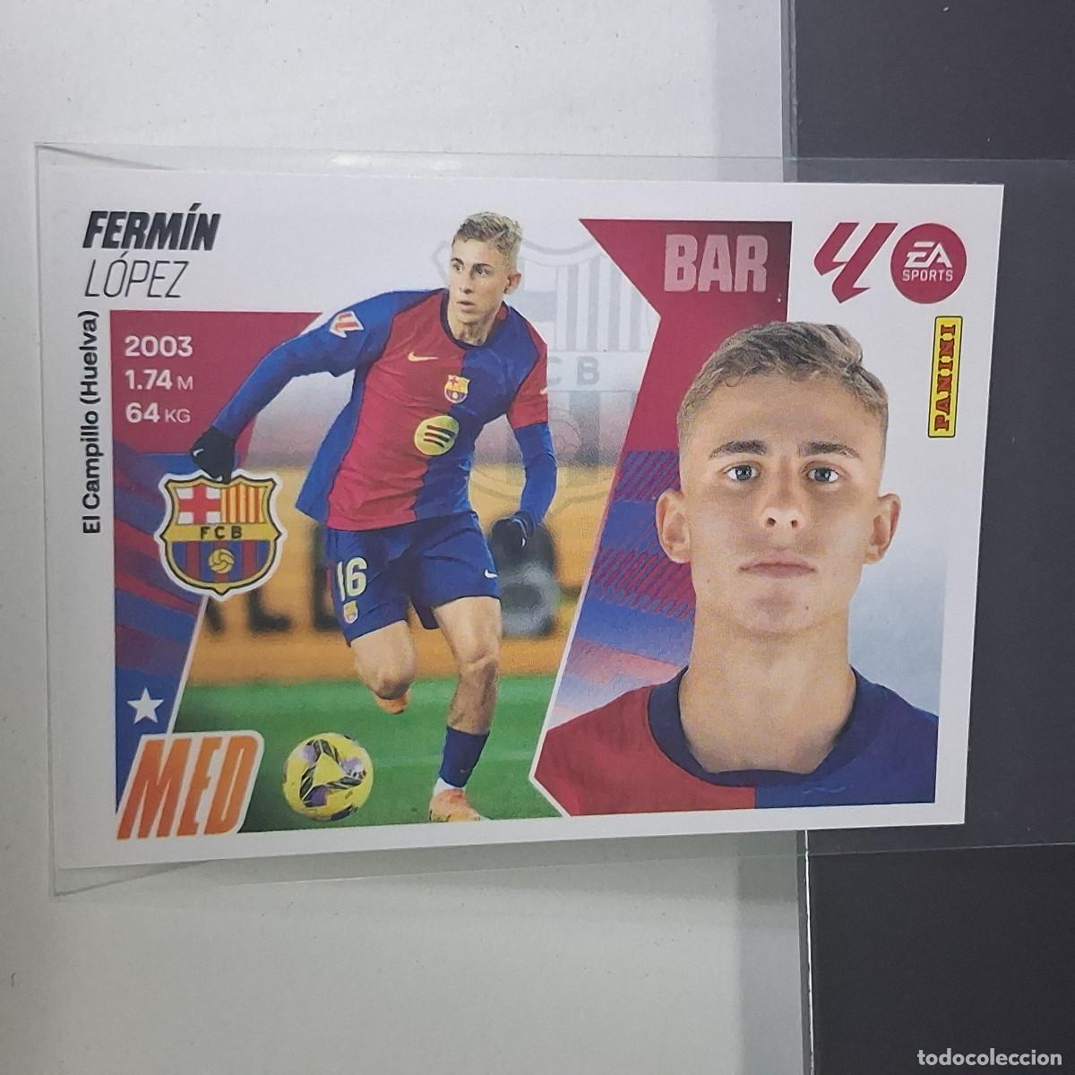 Cromos de f&uacute;tbol: D3 13 FERMIN LOPEZ BARCELONA BAR&Ccedil;A LIGA ESTE 2025 2026 25 26 PANINI STICKERS CROMOS SPORTS