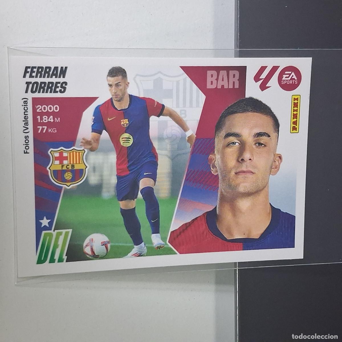 Cromos de f&uacute;tbol: D3 17 FERRAN TORRES BARCELONA BAR&Ccedil;A LIGA ESTE 2025 2026 25 26 PANINI STICKERS CROMOS SPORTS