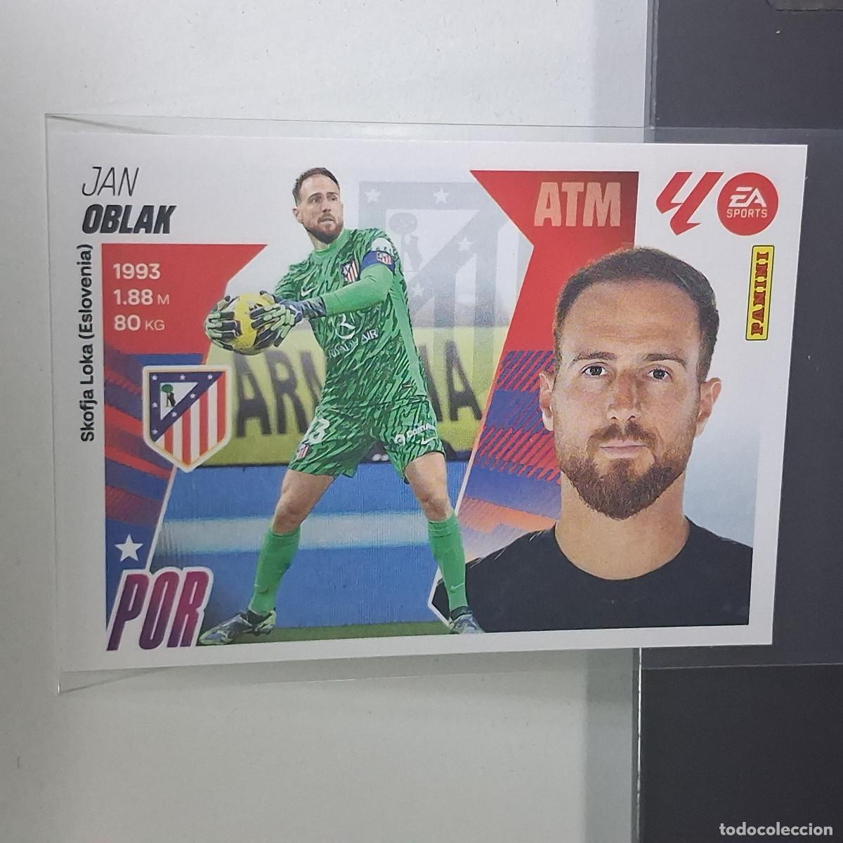 Cromos de f&uacute;tbol: D3 3 JAN OBLAK ATLETICO DE MADRID LIGA ESTE 2025 2026 25 26 PANINI STICKERS CROMOS SPORTS