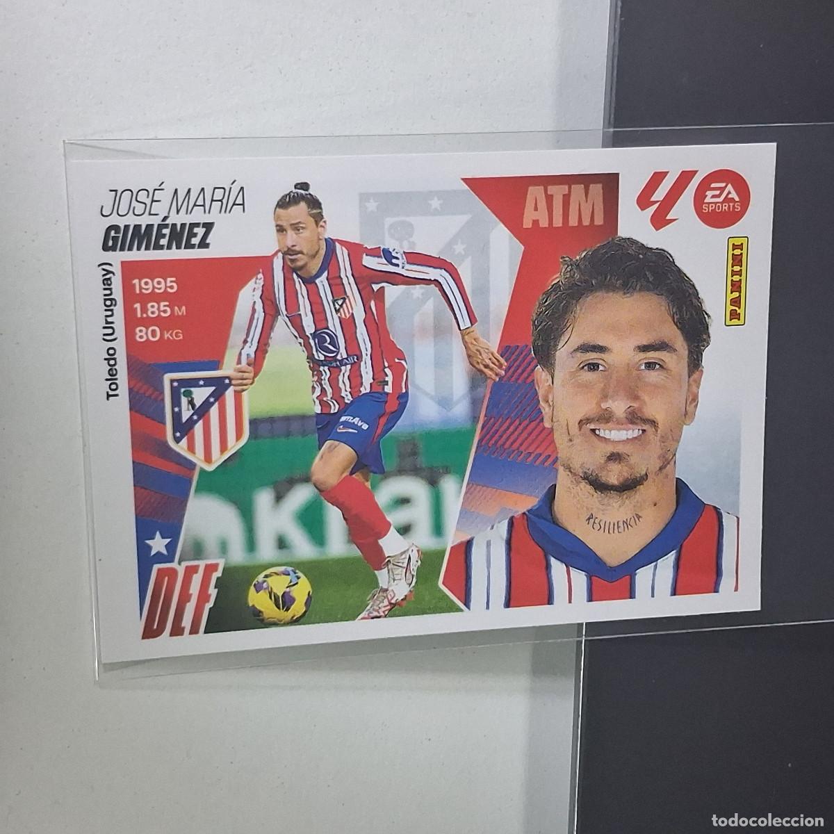 Cromos de f&uacute;tbol: D3 6 JOSE MARIA GIMENEZ ATLETICO DE MADRID LIGA ESTE 2025 2026 25 26 PANINI STICKERS CROMOS SPORTS