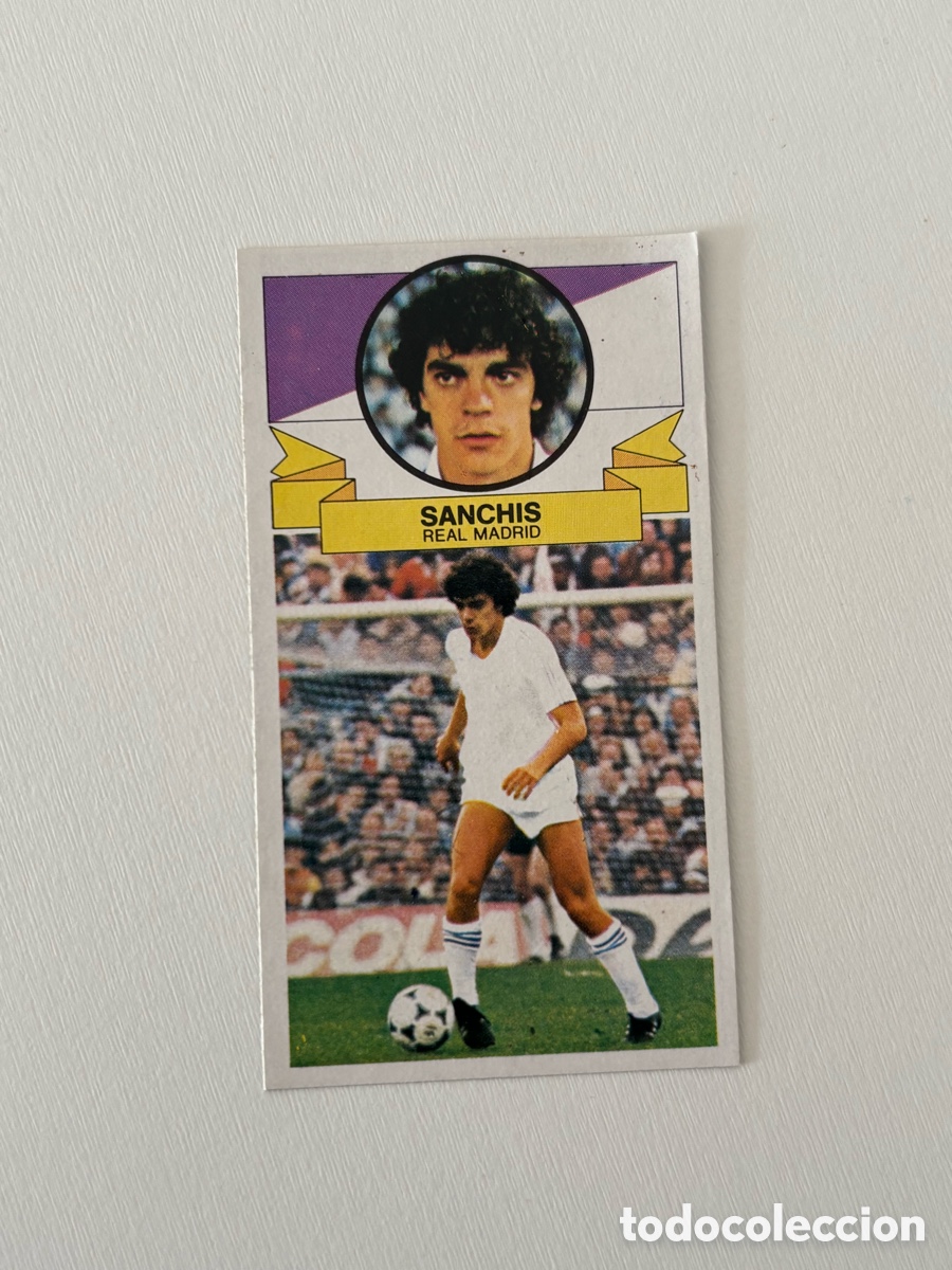 Cromos de f&uacute;tbol: SANCH&Iacute;S REAL MADRID SIN PUBLICIDAD LIGA ESTE 85 86 DESPEGADO LEVE 1985 1986