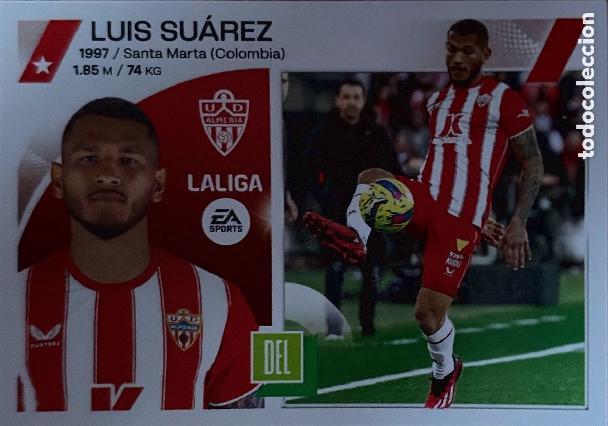 Cromos de Futebol: 19. LUIS SUAREZ (ALMERIA) - COLECCIONES ESTE 2023/24 (PANINI)