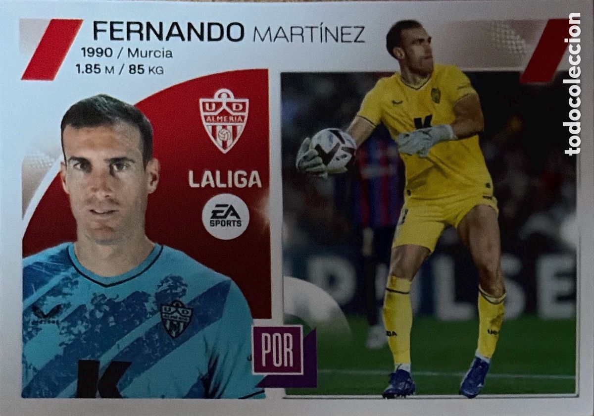 Cromos de Futebol: 3. FERNANDO (ALMERIA) - COLECCIONES ESTE 2023/24 (PANINI)