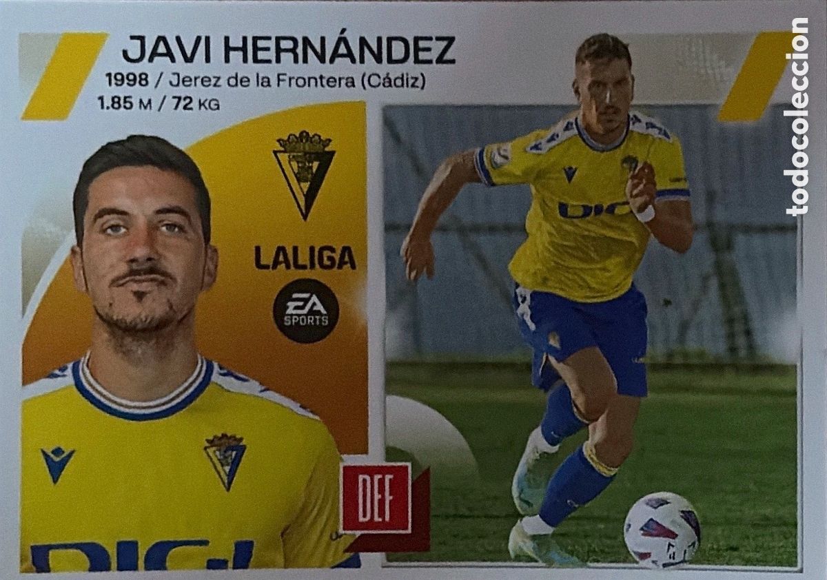Cromos de Futebol: 9.BIS - JAVI HERNANDEZ -COLOCA- (CADIZ) - COLECCIONES ESTE 2023/24 (PANINI)