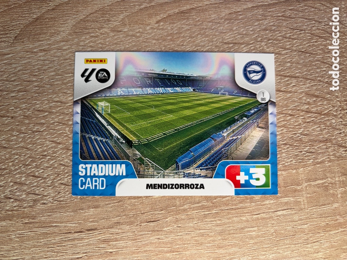 Cromos de f&uacute;tbol: 1 BIS MENDIZORROZA STADIUM CARD ADRENALYN XL AXL 2025 2026 25 26 DEPORTIVO ALAV&Eacute;S