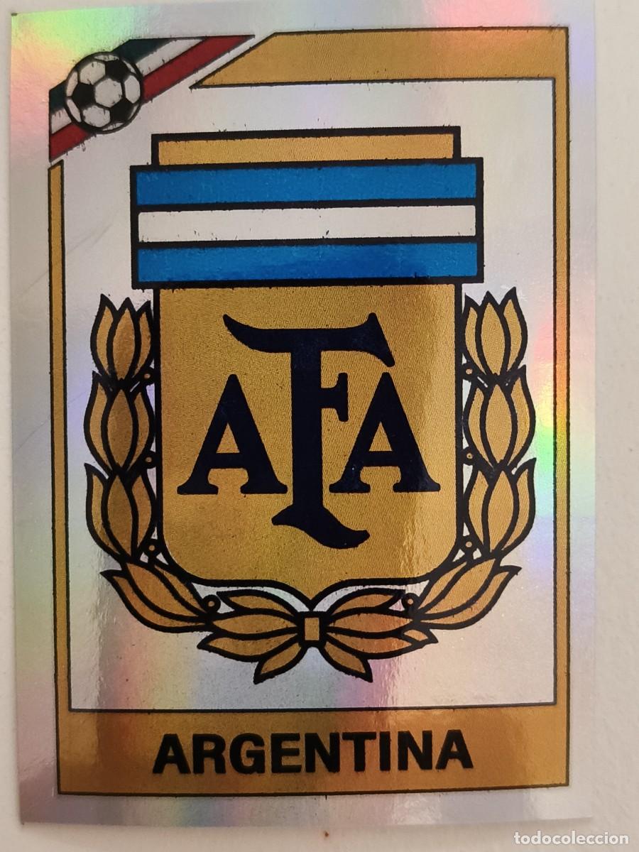 Cromos de f&uacute;tbol: #72 ESCUDO (ARGENTINA) MUNDIAL MEXICO 86 PANINI