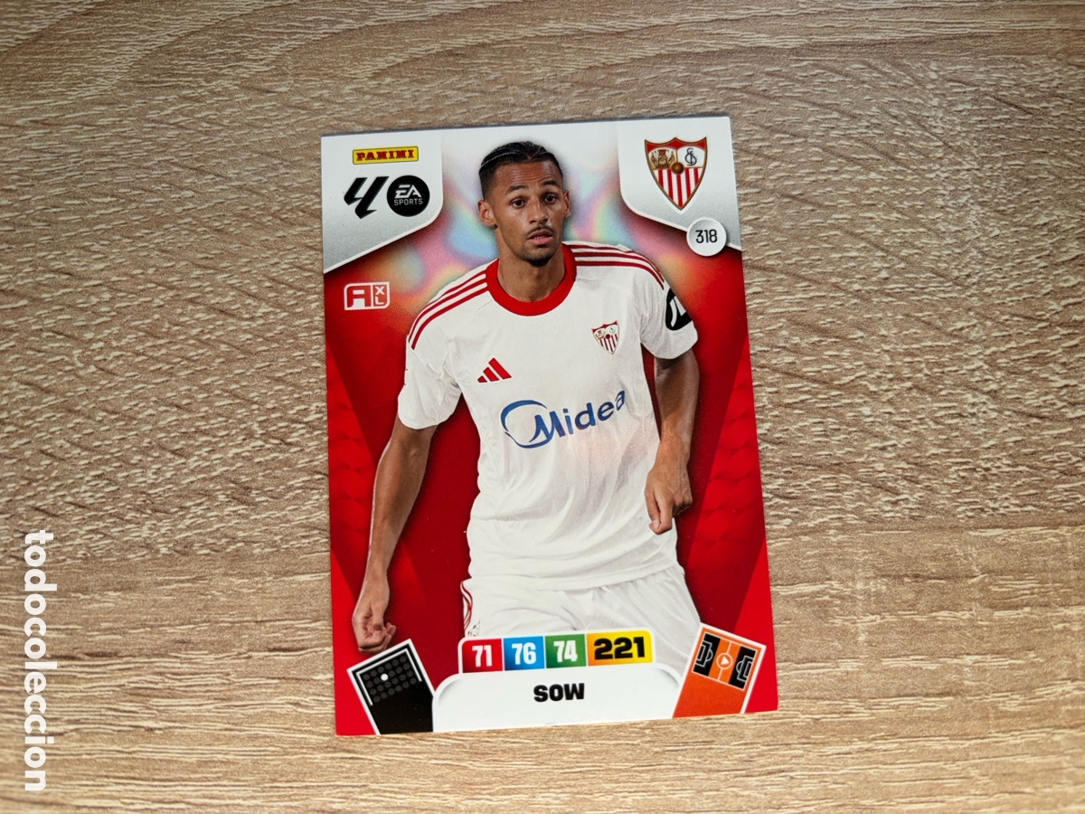 Cromos de f&uacute;tbol: 318 SOW ADRENALYN XL AXL 2025 2026 25 26 SEVILLA FC