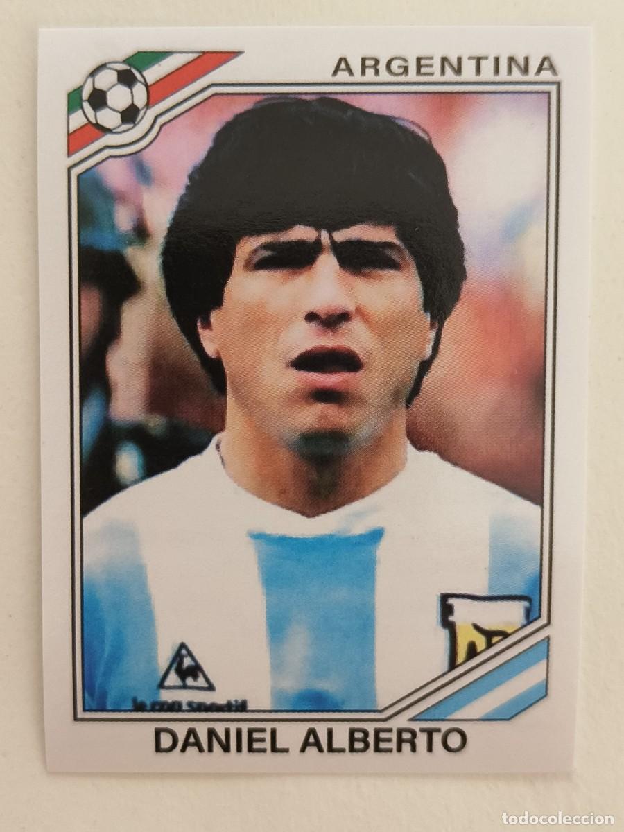 Cromos de f&uacute;tbol: #76 DANIEL ALBERTO (ARGENTINA) MUNDIAL MEXICO 86 PANINI