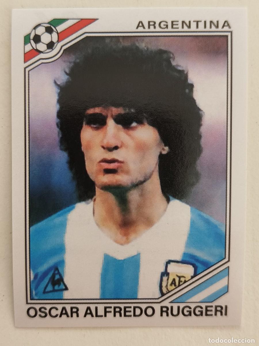 Cromos de f&uacute;tbol: #77 OSCAR ALFREDO RUGGERI (ARGENTINA) MUNDIAL MEXICO 86 PANINI