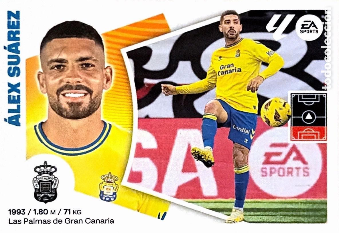 Cromos de f&uacute;tbol: 6.- &Aacute;lex Su&aacute;rez (LAS PALMAS) - COLECCIONES ESTE 2024/25 (PANINI) 24/25