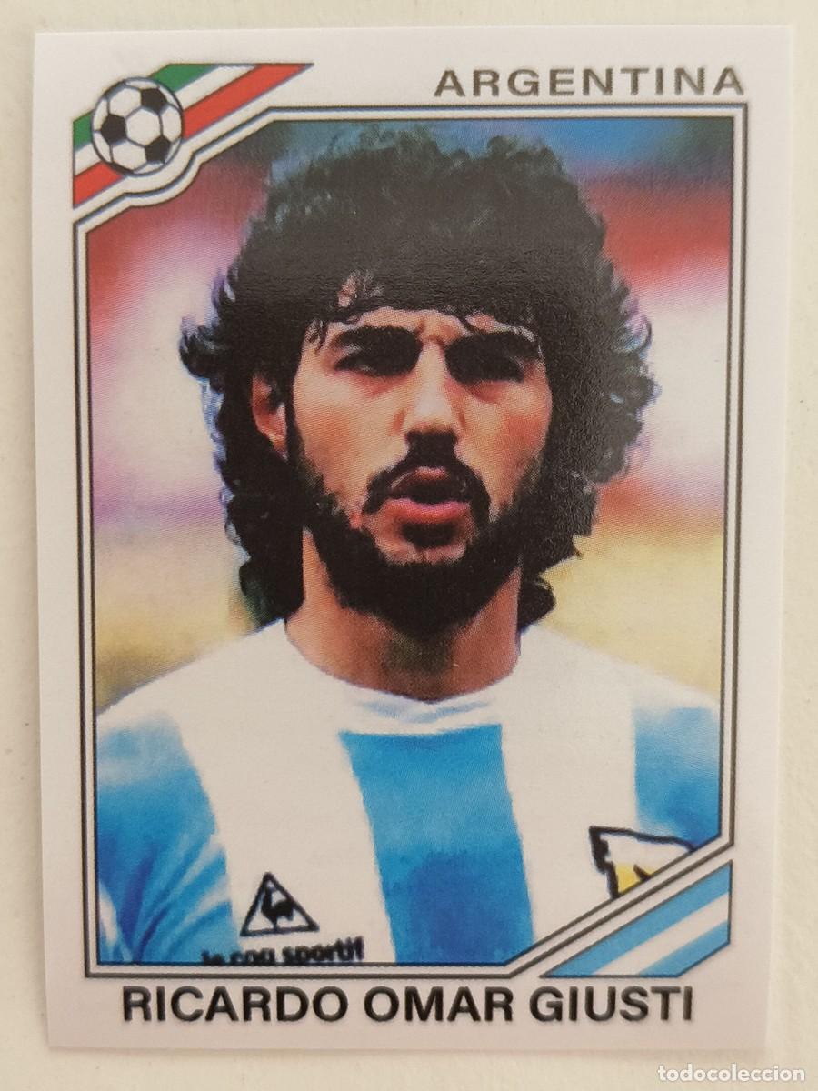 Cromos de f&uacute;tbol: #81 RICARDO OMAR GIUSTI (ARGENTINA) MUNDIAL MEXICO 86 PANINI
