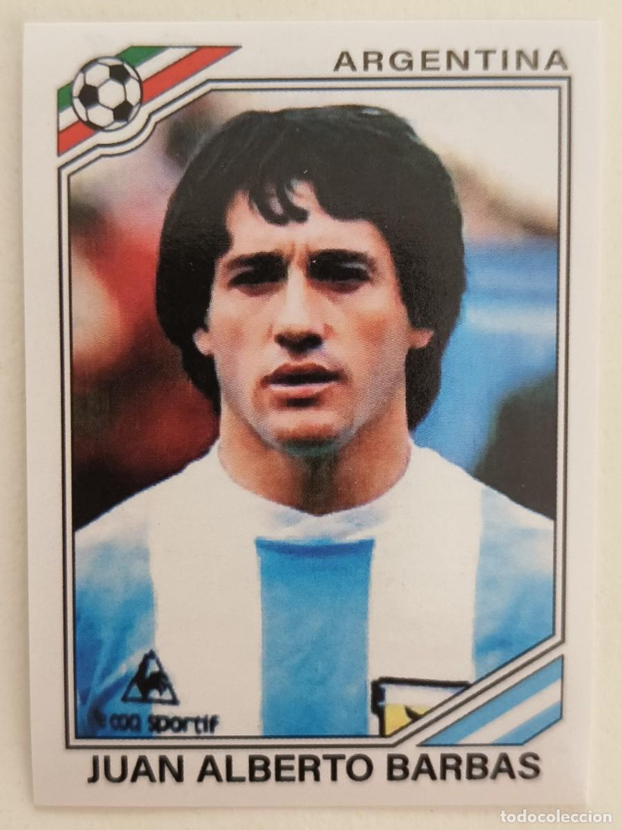 Cromos de f&uacute;tbol: #82 JUAN ALBERTO BARBAS (ARGENTINA) MUNDIAL MEXICO 86 PANINI