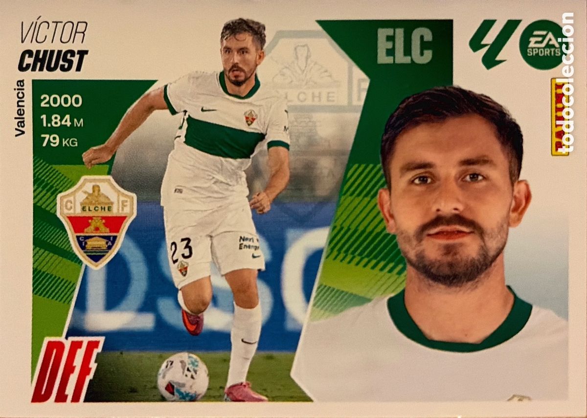 Cromos de f&uacute;tbol: CHUST -ULTIMO FICHAJE 25- (ELCHE) - COLECCIONES ESTE 2025/26 (PANINI)