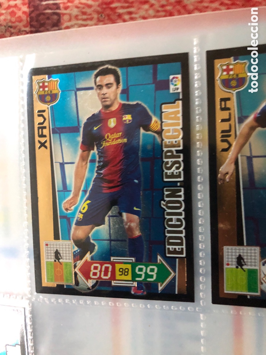 Cromos de f&uacute;tbol: XAVI EDICI&Oacute;N ESPECIAL ADRENALYN 2012 2013 12 13