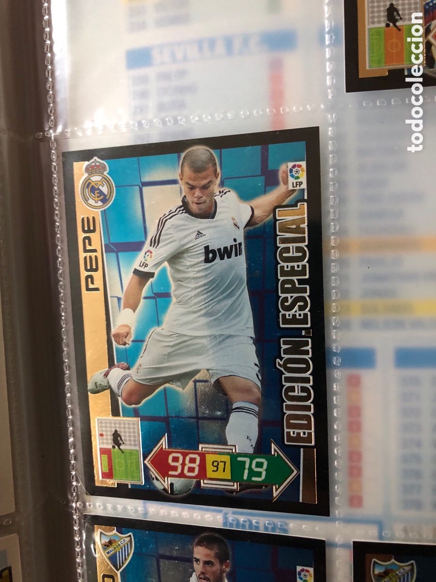 Cromos de f&uacute;tbol: PEPE EDICI&Oacute;N ESPECIAL ADRENALYN 2012 2013 12 13