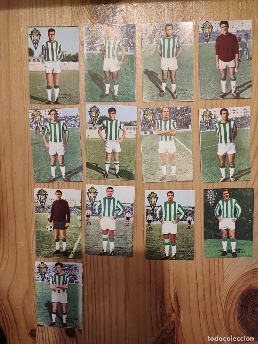 Cromos de f&uacute;tbol: LOTE 13 CROMOS C&Oacute;RDOBA CF- FHER CAMPEONATO DE LIGA 1967 1968 67 68 -SIN PEGAR NUEVO