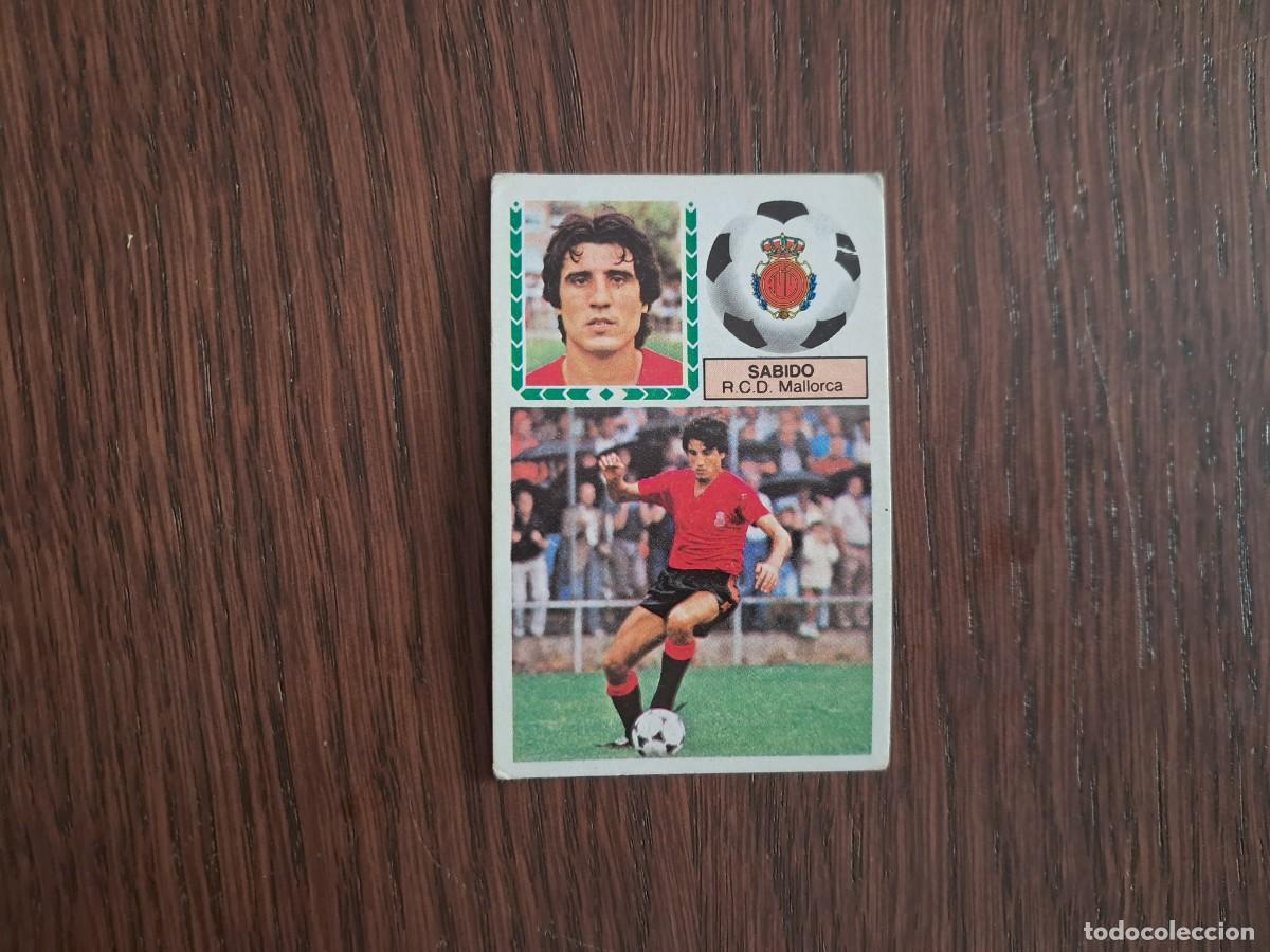 Cromos de f&uacute;tbol: cromo de futbol, edic. Este 83-84, Sabido, R.C.D. Mallorca. sin pegar.