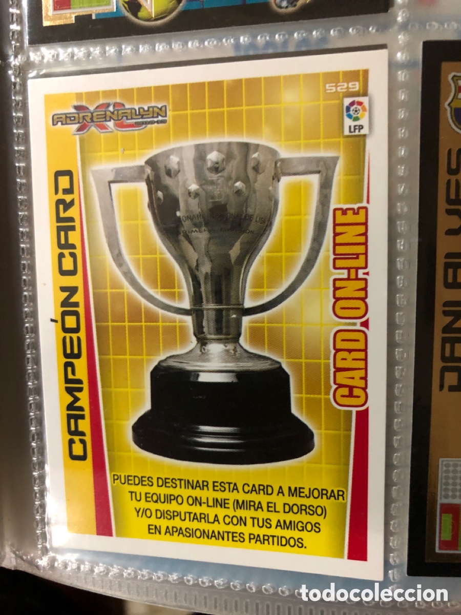 Cromos de f&uacute;tbol: CAMPE&Oacute;N CARD ADRENALYN 2012 2013 12 13