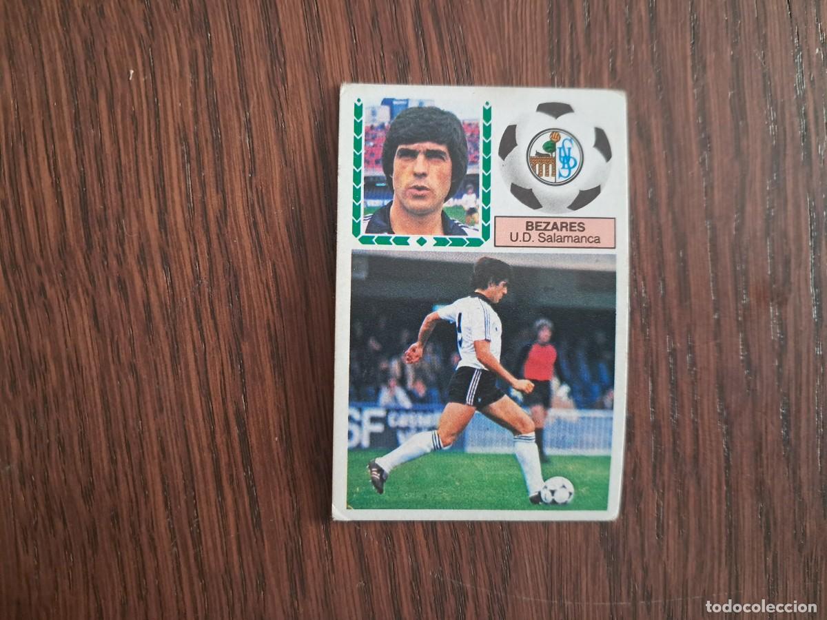 Cromos de f&uacute;tbol: cromo de futbol, edic. Este 83-84, Bezares, U.D. Salamanca. sin pegar.