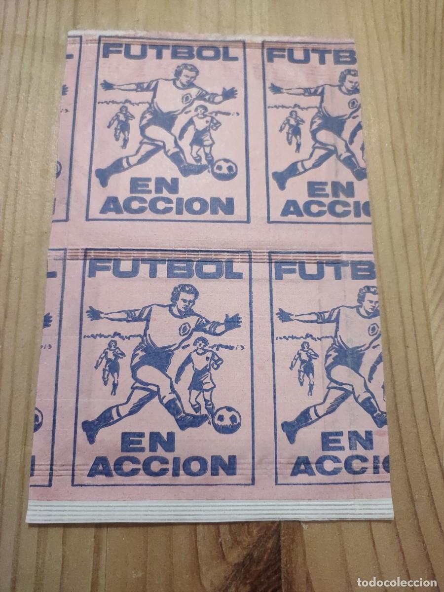 Cromos de f&uacute;tbol: DOS SOBRES FUTBOL EN ACCION REYAUCA NIEVOS SIN ABRIR