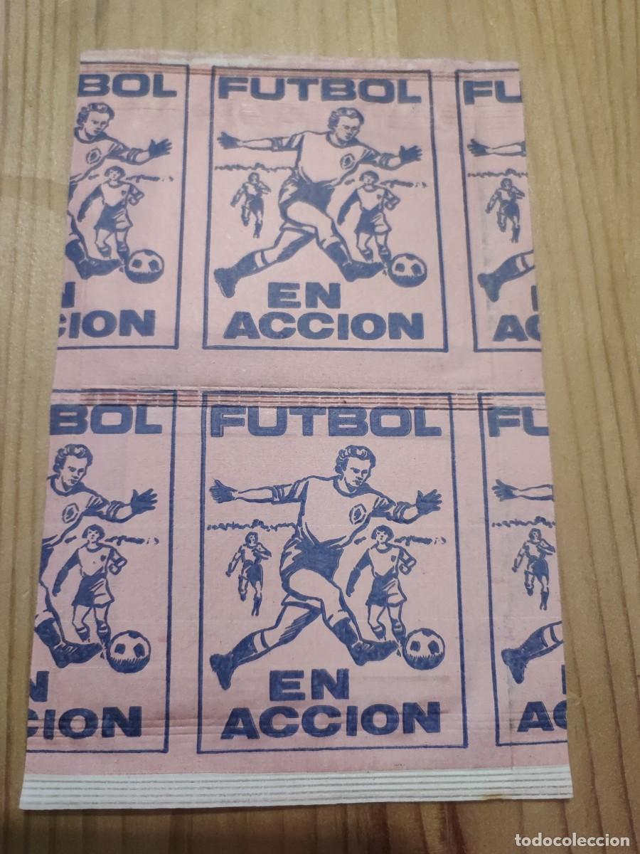 Cromos de f&uacute;tbol: DOS SOBRES FUTBOL EN ACCION REYAUCA NIEVOS SIN ABRIR