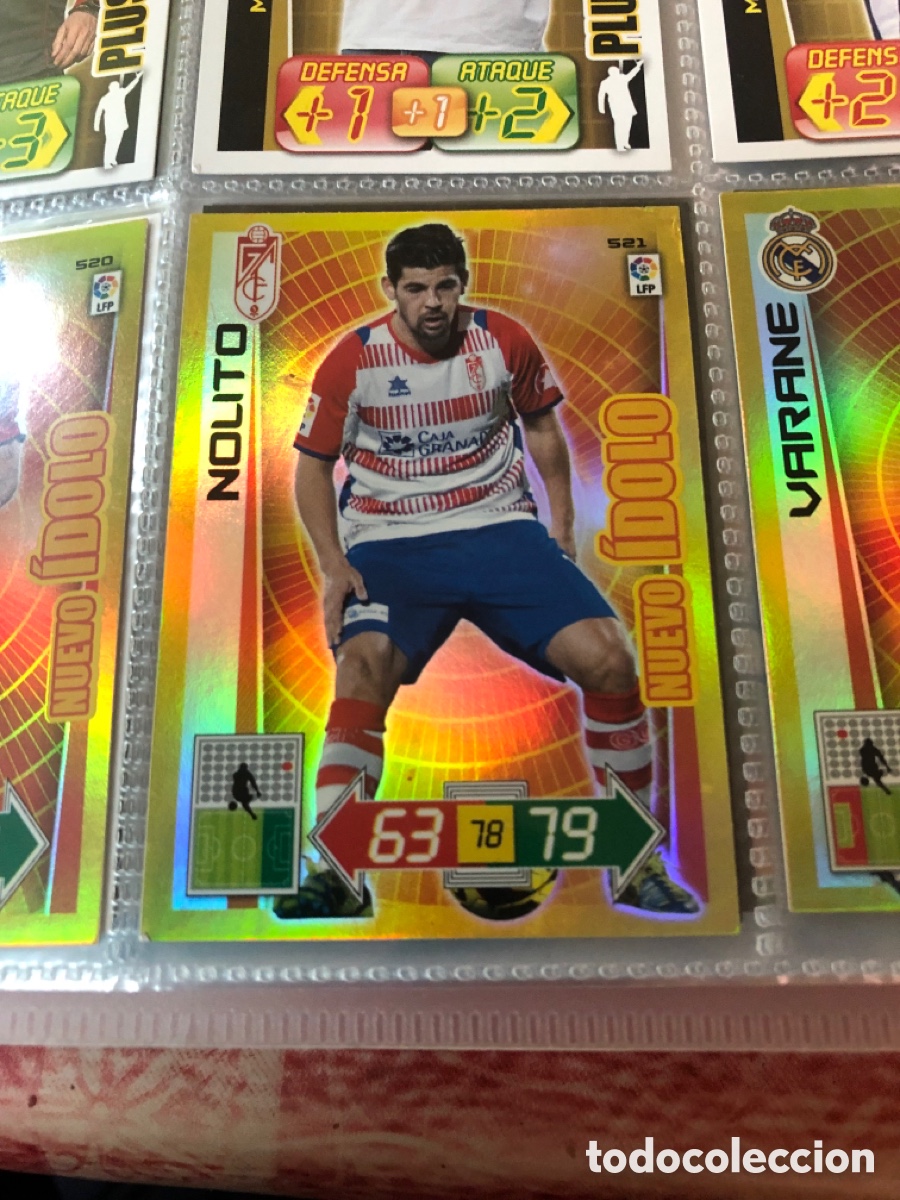 Cromos de f&uacute;tbol: NUEVO IDOLO - NOLITO - 521 - GRANADA - ADRENALYN 12 13 - PANINI - 2012 2013