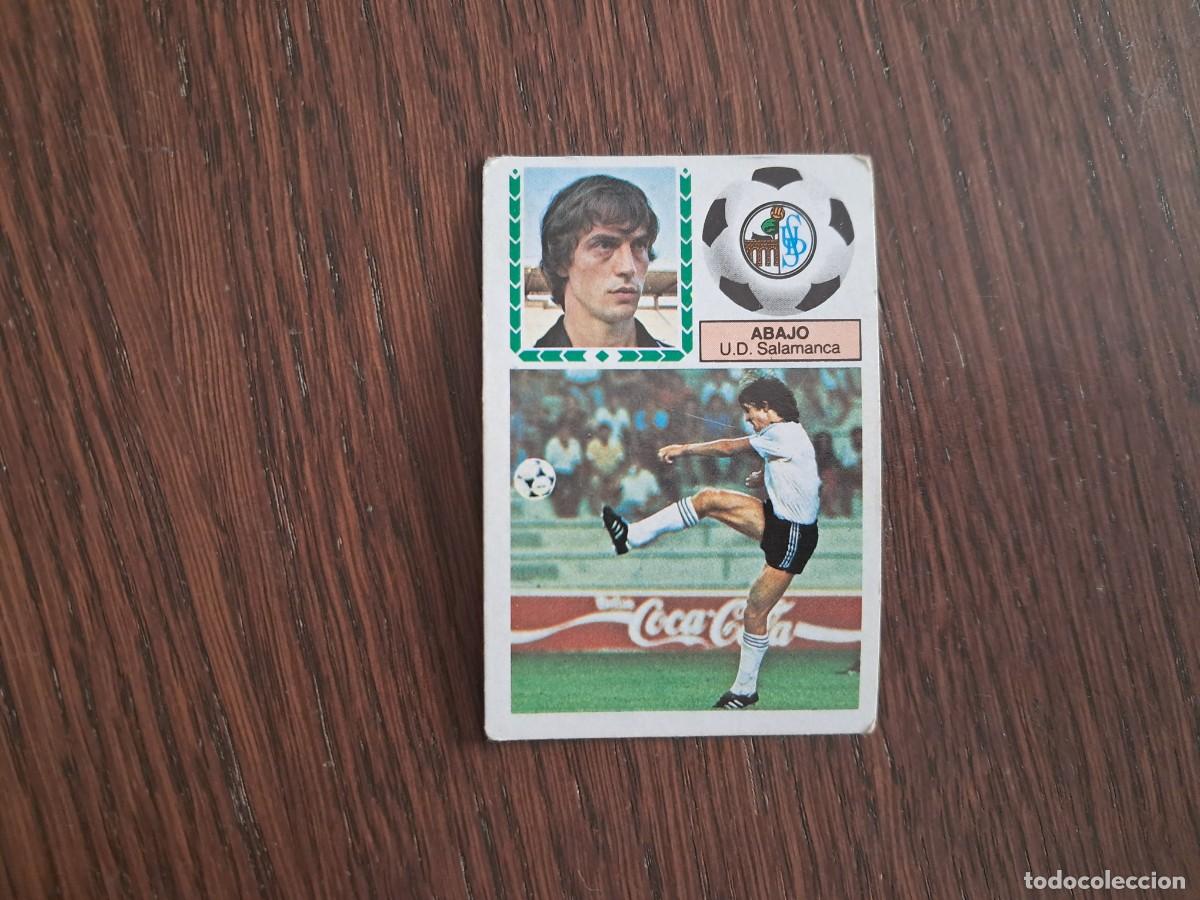 Cromos de f&uacute;tbol: cromo de futbol, edic. Este 83-84, Abajo, U.D. Salamanca. sin pegar.