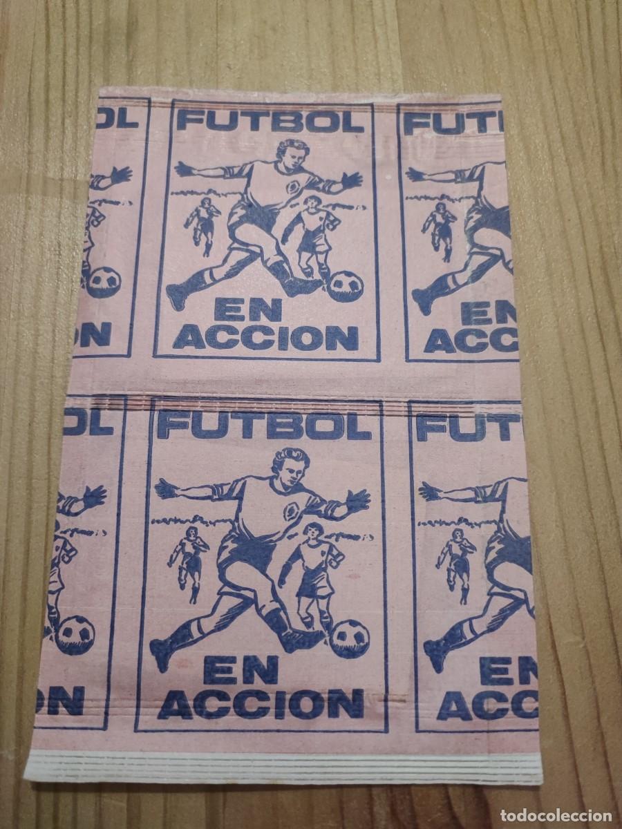 Cromos de f&uacute;tbol: DOS SOBRES FUTBOL EN ACCION REYAUCA NIEVOS SIN ABRIR