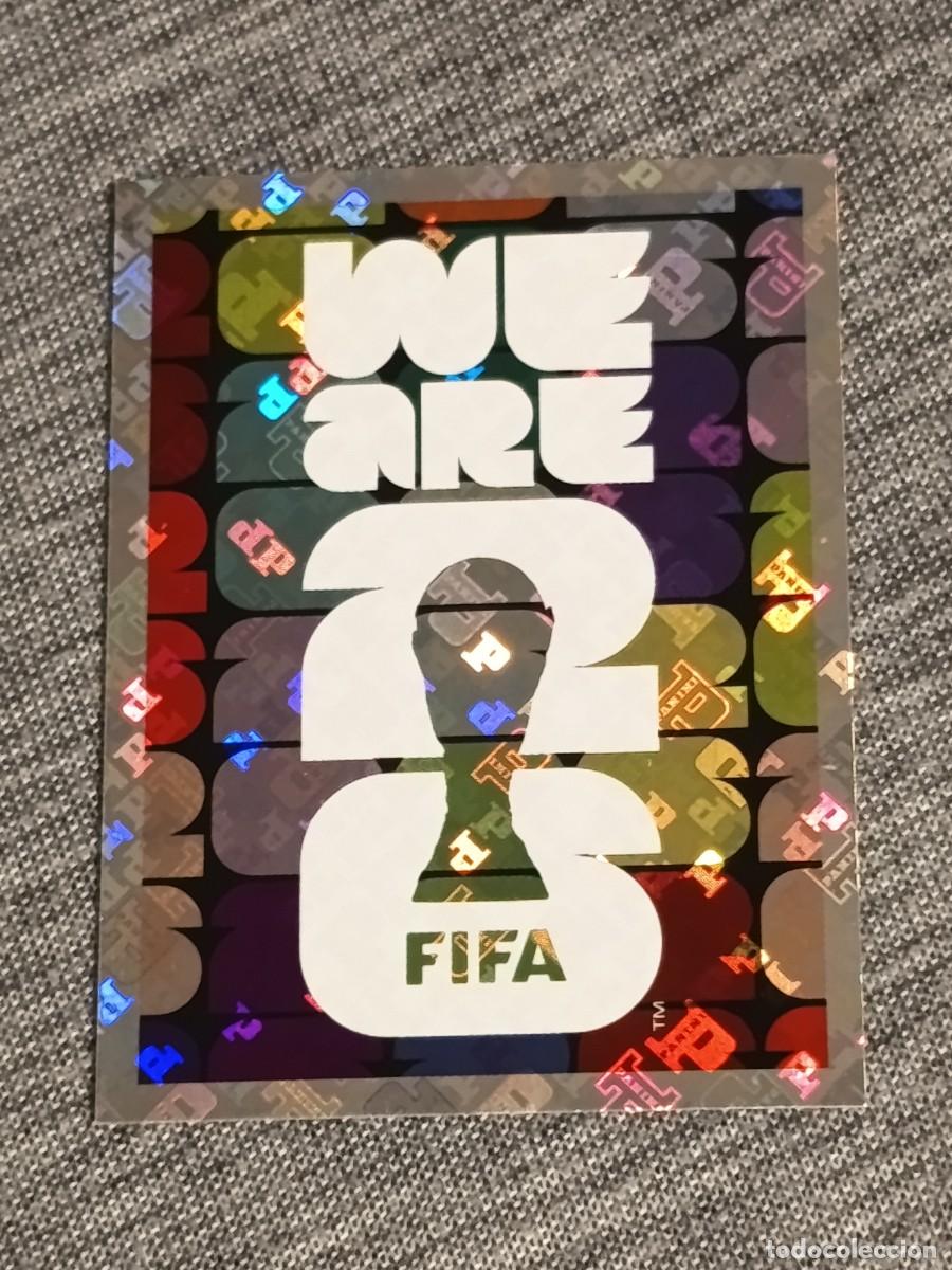 Cromos de f&uacute;tbol: LOGO WE ARE FIFA FWC 4 STICKER MUNDIAL 2026 PANINI FIFA WORLD CUP NUEVO