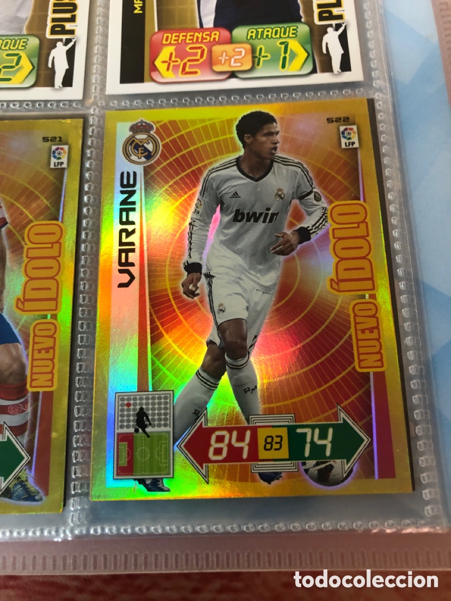 Cromos de f&uacute;tbol: NUEVO IDOLO - VARANE - 522 - REAL MADRID - ADRENALYN 12 13 - PANINI - 2012 2013