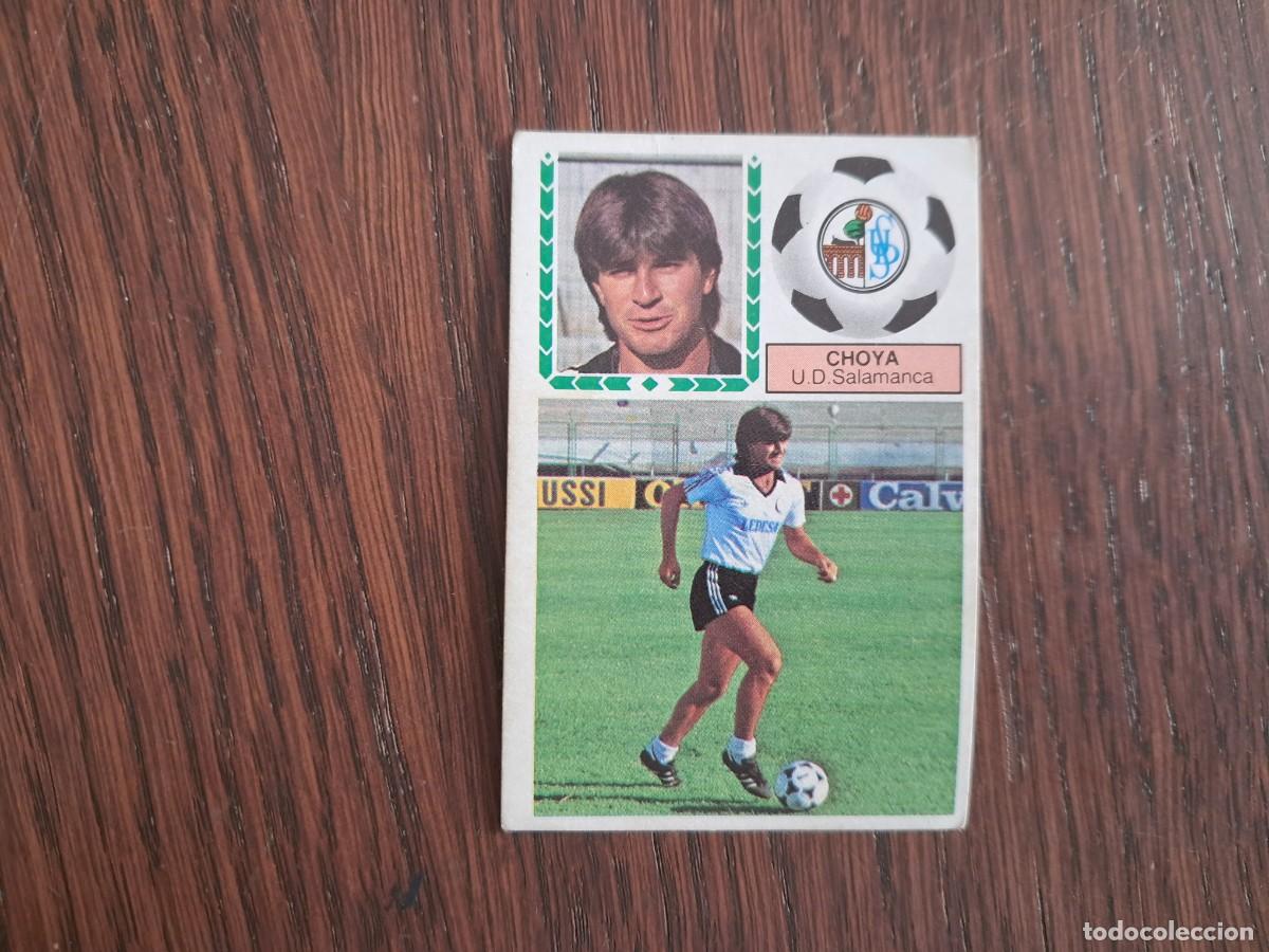 Cromos de f&uacute;tbol: cromo de futbol, edic. Este 83-84, Choya, U.D. Salamanca. coloca .... versi&oacute;n corriendo, sin pegar.