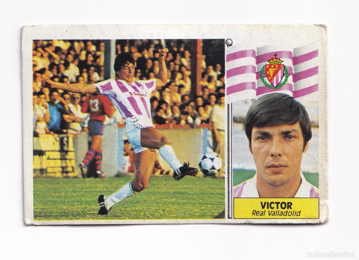 Cromos de f&uacute;tbol: Cromo f&uacute;tbol VICTOR Valladolid 1986 1987 Ediciones Este SIN PEGAR