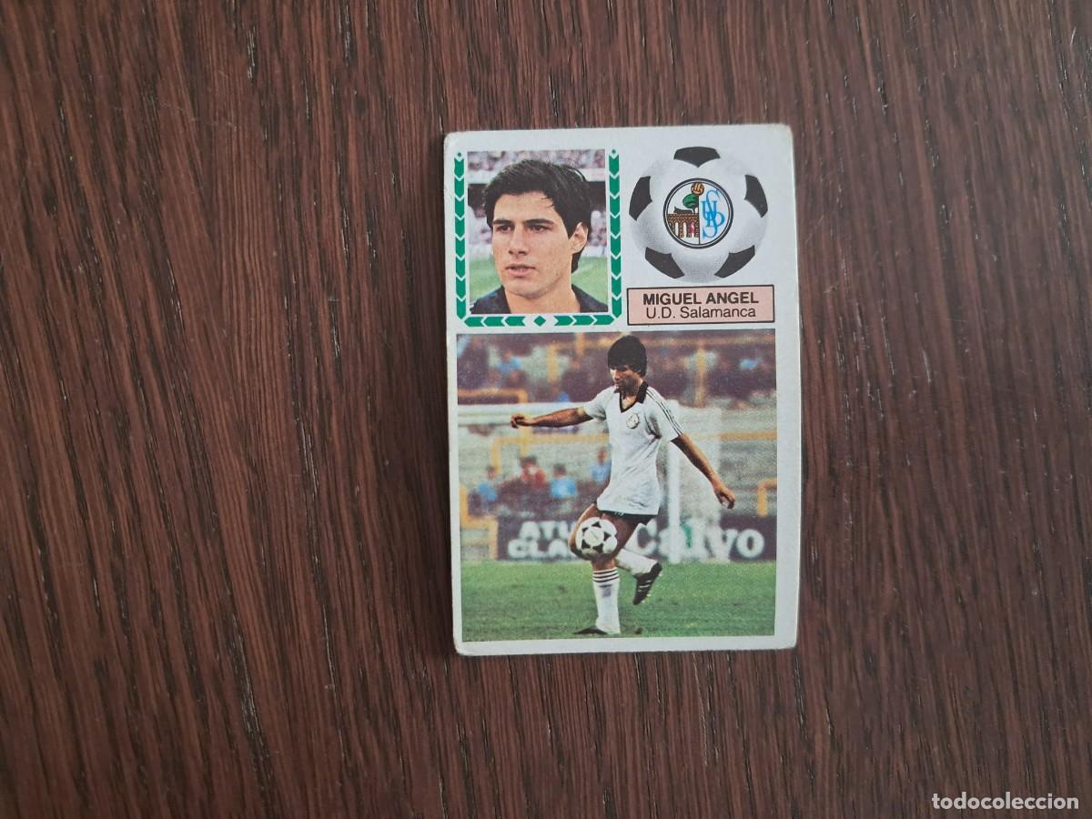 Cromos de f&uacute;tbol: cromo de futbol, edic. Este 83-84, MIguel Angel, U.D. Salamanca. sin pegar.