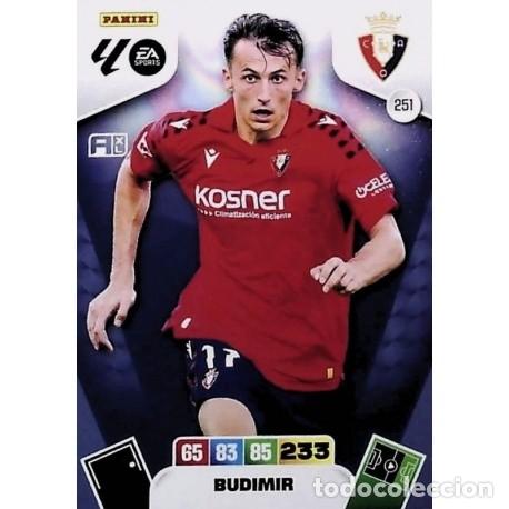 Cromos de f&uacute;tbol: BUDIMIR OSASUNA n&uacute;mero 251 cromo Adrenalyn XL 25-26 2025-2026