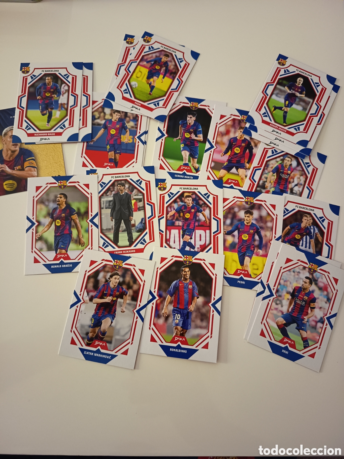 Cromos de f&uacute;tbol: Lote Daka FC Barcelona