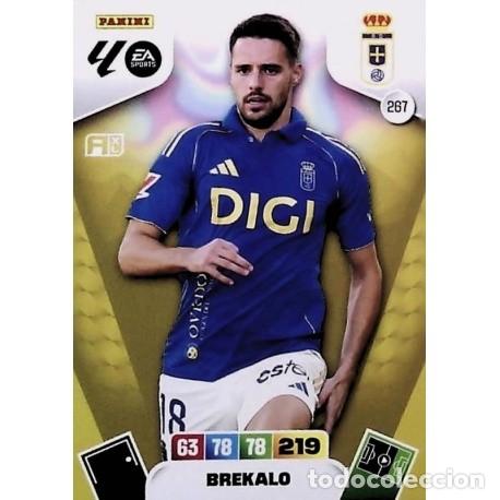 Cromos de f&uacute;tbol: BREKALO REAL OVIEDO n&uacute;mero 267 cromo Adrenalyn XL 25-26 2025-2026