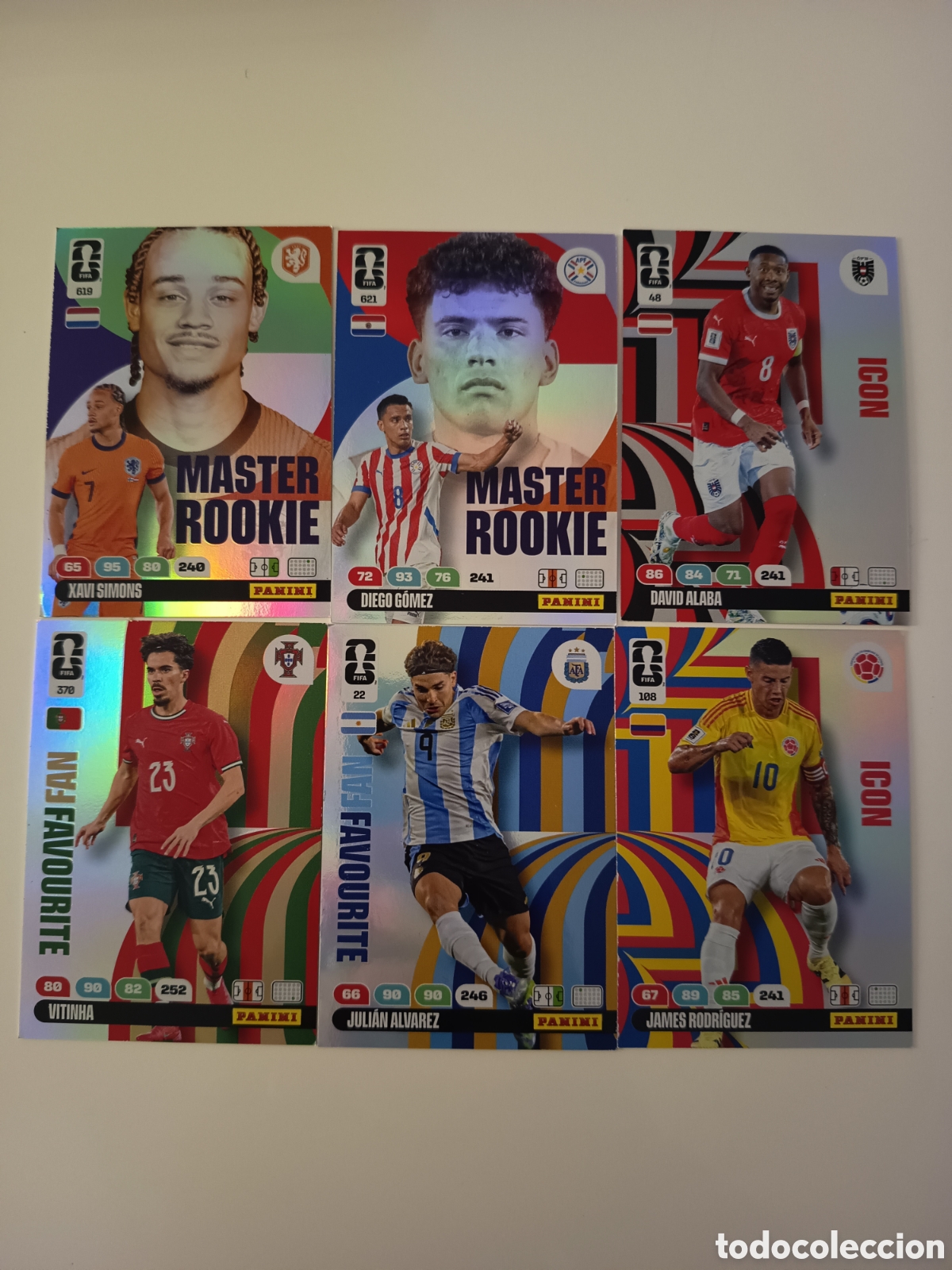 Cromos de f&uacute;tbol: Lote world cup adrenalyn 2026