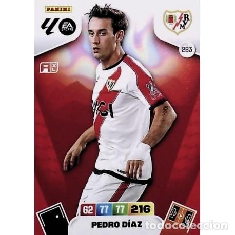 Cromos de f&uacute;tbol: PEDRO D&Iacute;AZ RAYO VALLECANO n&uacute;mero 283 cromo Adrenalyn XL 25-26 2025-2026