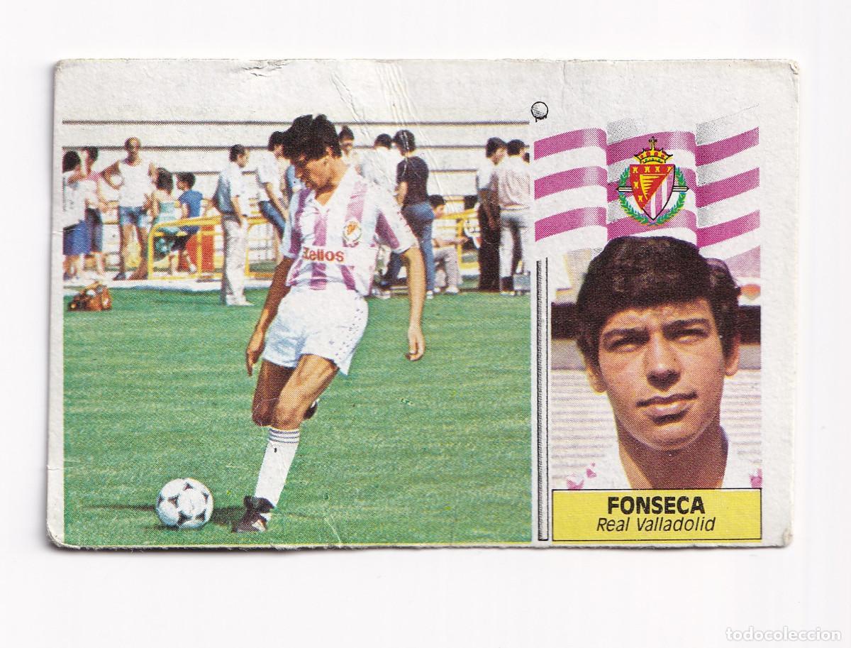 Cromos de f&uacute;tbol: Cromo f&uacute;tbol FONSECA Valladolid 1986 1987 Ediciones Este SIN PEGAR