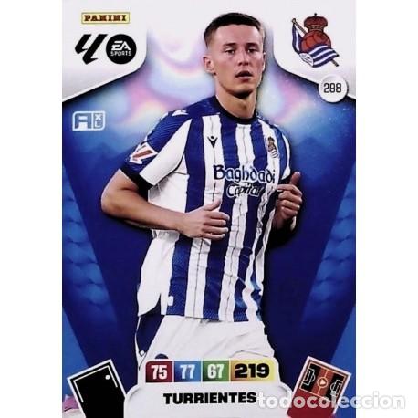 Cromos de f&uacute;tbol: TURRIENTES REAL SOCIEDAD n&uacute;mero 298 cromo Adrenalyn XL 25-26 2025-2026