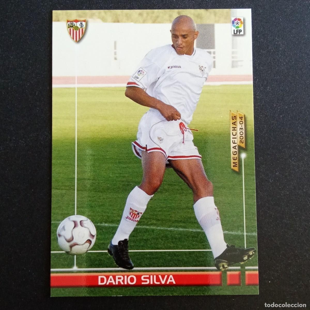 Cromos de f&uacute;tbol: 452 DARIO SILVA SEVILLA NUEVO FICHAJE LIGA 2003 2004 03 04 MEGAFICHAS PANINI
