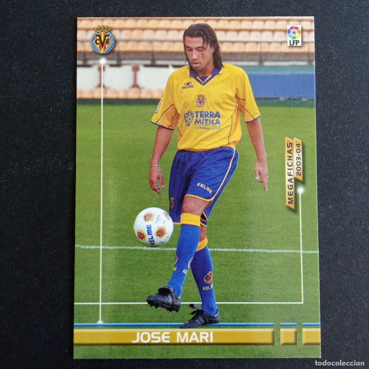 Cromos de f&uacute;tbol: 455 JOSE MARI VILLARREAL NUEVO FICHAJE LIGA 2003 2004 03 04 MEGAFICHAS PANINI
