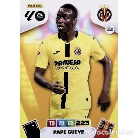 Cromos de f&uacute;tbol: PAPE GUEYE VILLAREAL CF n&uacute;mero 352 cromo Adrenalyn XL 25-26 2025-2026