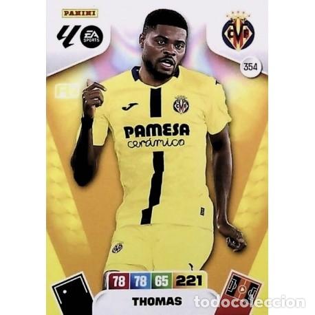 Cromos de f&uacute;tbol: THOMAS VILLAREAL CF n&uacute;mero 354 cromo Adrenalyn XL 25-26 2025-2026