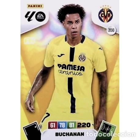 Cromos de f&uacute;tbol: BUCHANAN VILLAREAL CF n&uacute;mero 356 cromo Adrenalyn XL 25-26 2025-2026