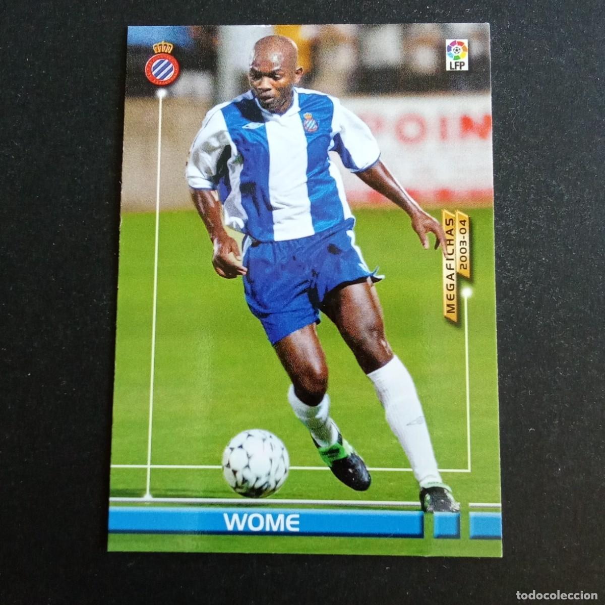 Cromos de f&uacute;tbol: 461 WOME NUEVO FICHAJE LIGA 2003 2004 03 04 MEGAFICHAS PANINI - VERSION CON NEGRITA